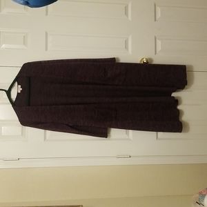 Lularoe Medium Heathered Purple Cardigan